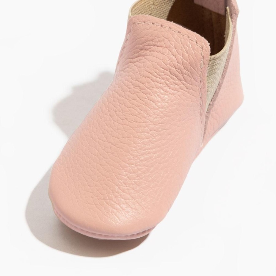 Baby Soft Sole Chelsea Boot | Blush Chelsea Boot Baby Shoe