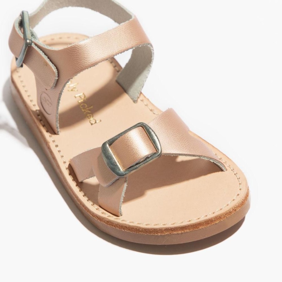 Kids Kids Sandal Sandals | Rose Gold Carmel Kids Sandal | Open Toe Buckle Sandals