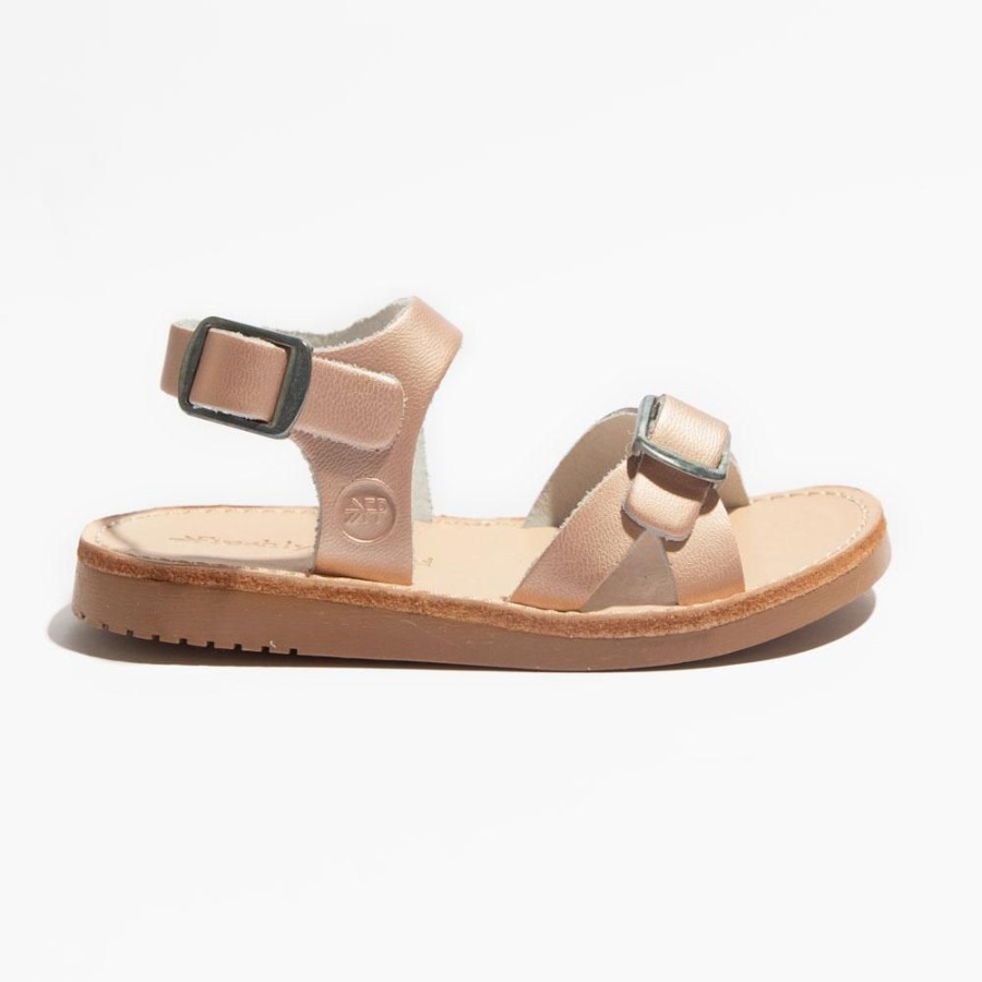 Kids Kids Sandal Sandals | Rose Gold Carmel Kids Sandal | Open Toe Buckle Sandals