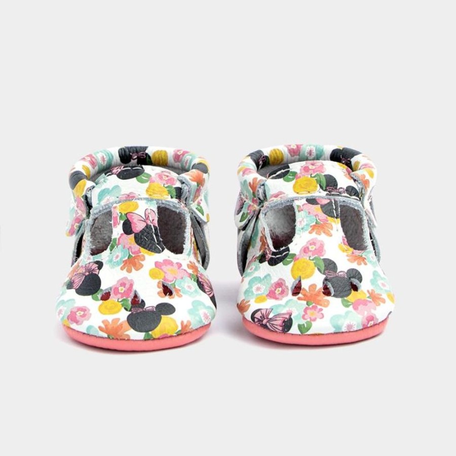 Baby Soft Sole Mary Jane | Floral Minnie Mary Jane Baby Shoe