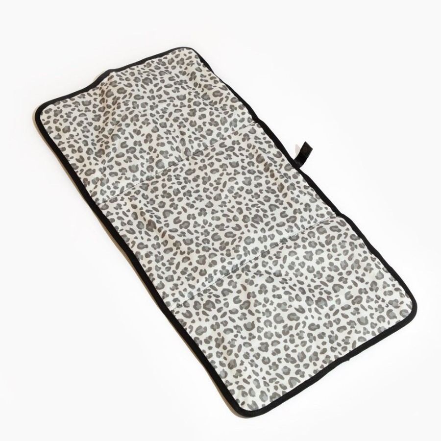 Bags Bag Accessory Changing Mats | Grey Leopard Changing Mat