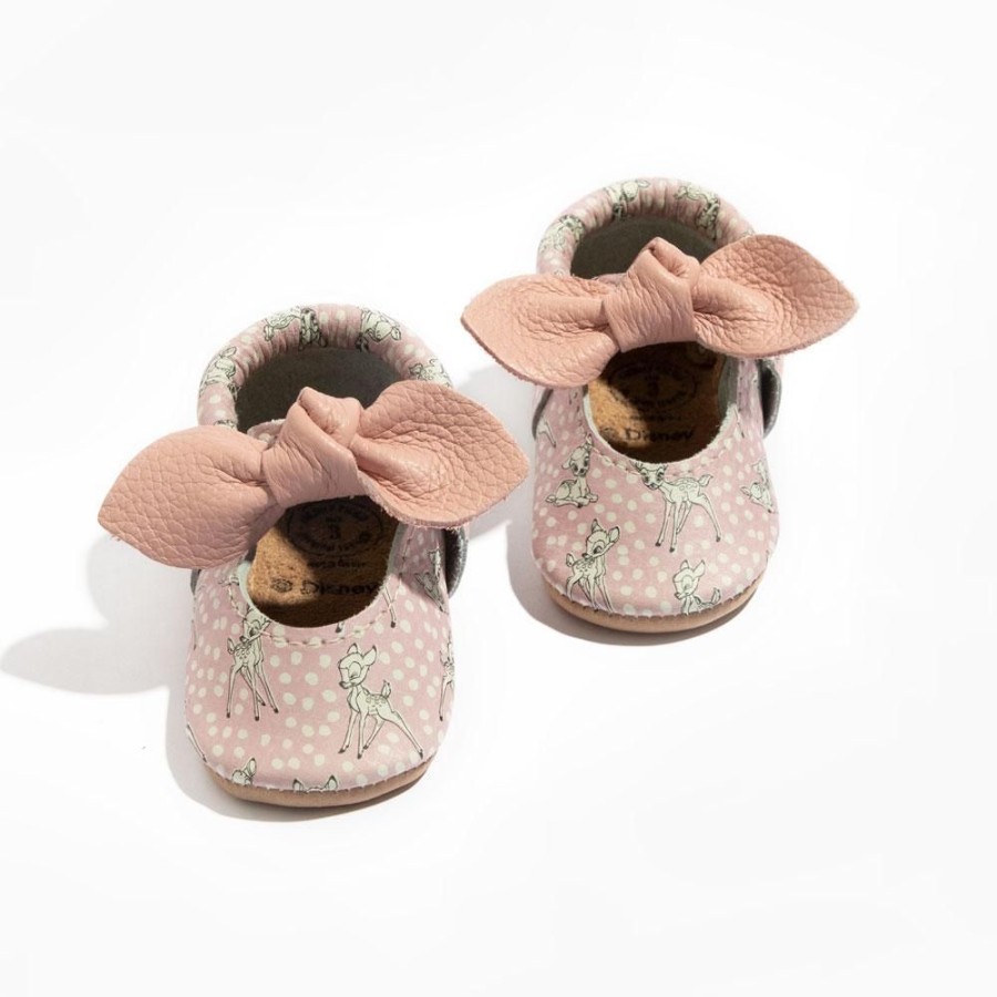 Baby Soft Sole Knotted Bow | Bambi Knotted Bow Baby Shoe