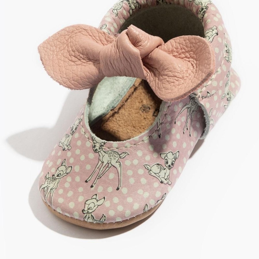 Baby Soft Sole Knotted Bow | Bambi Knotted Bow Baby Shoe