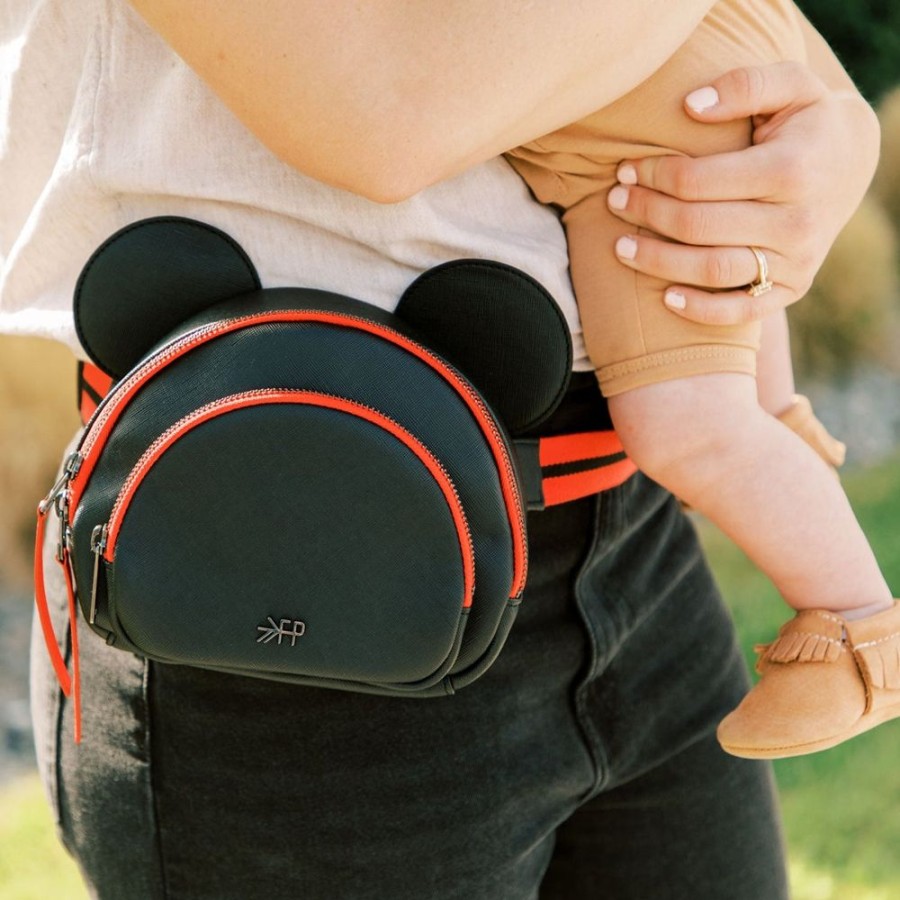 Bags Bag Accessory Fanny Packs | Obsidian Mickey Anaheim Hip Pack | Mickey Mouse Fanny Pack